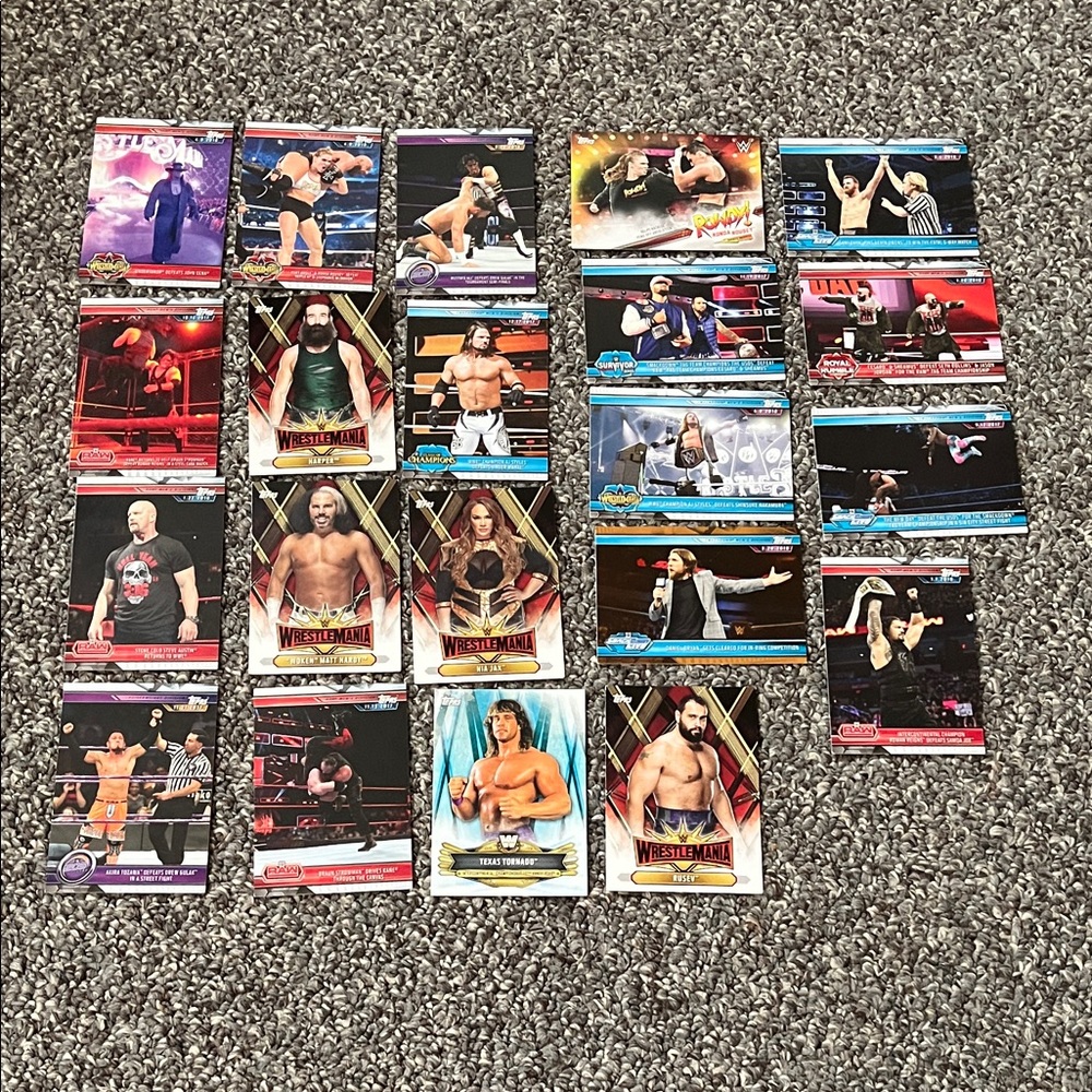 Wwe trading cards